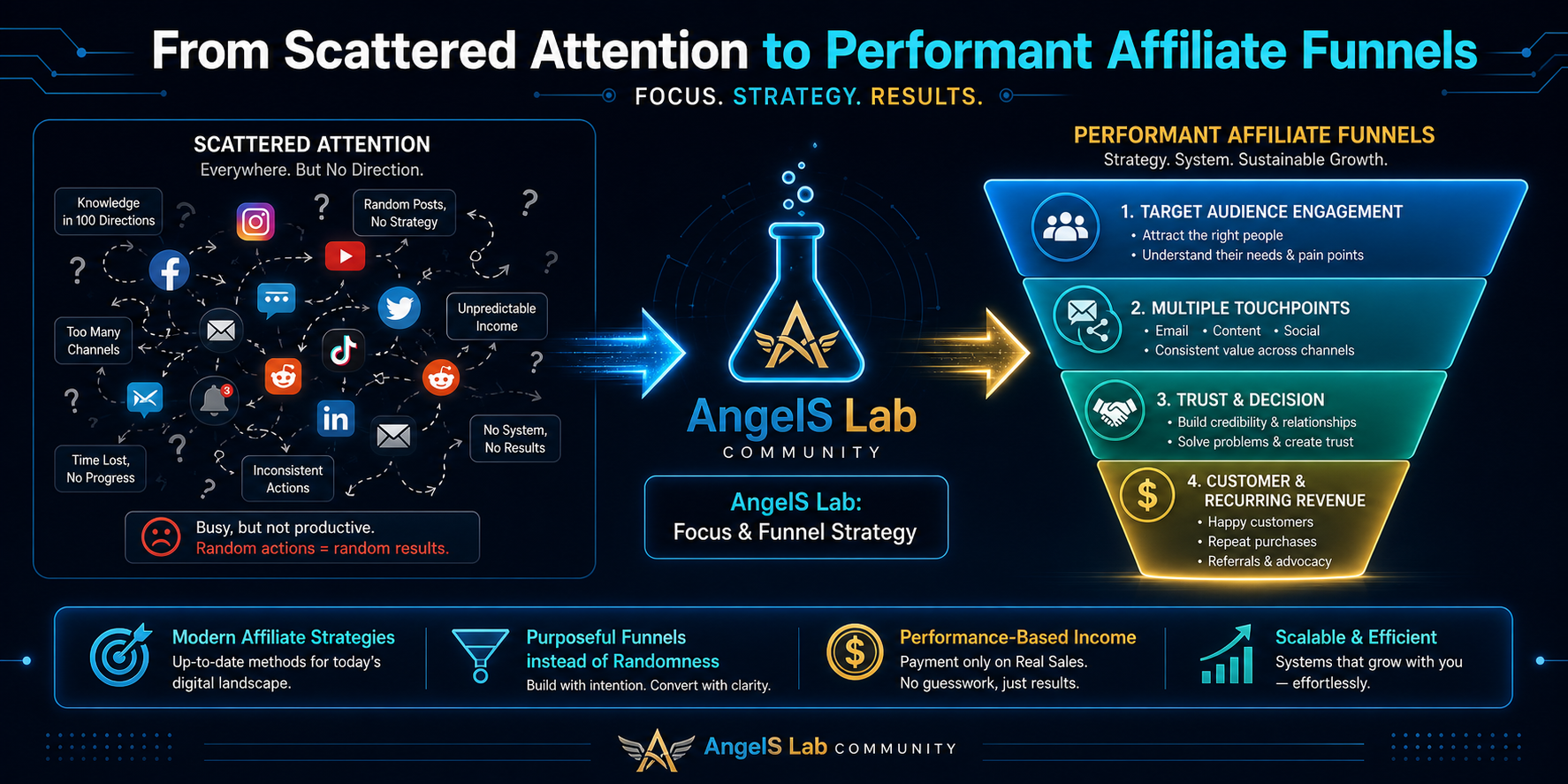 Von Scattered Attention zu Affiliate Funnels